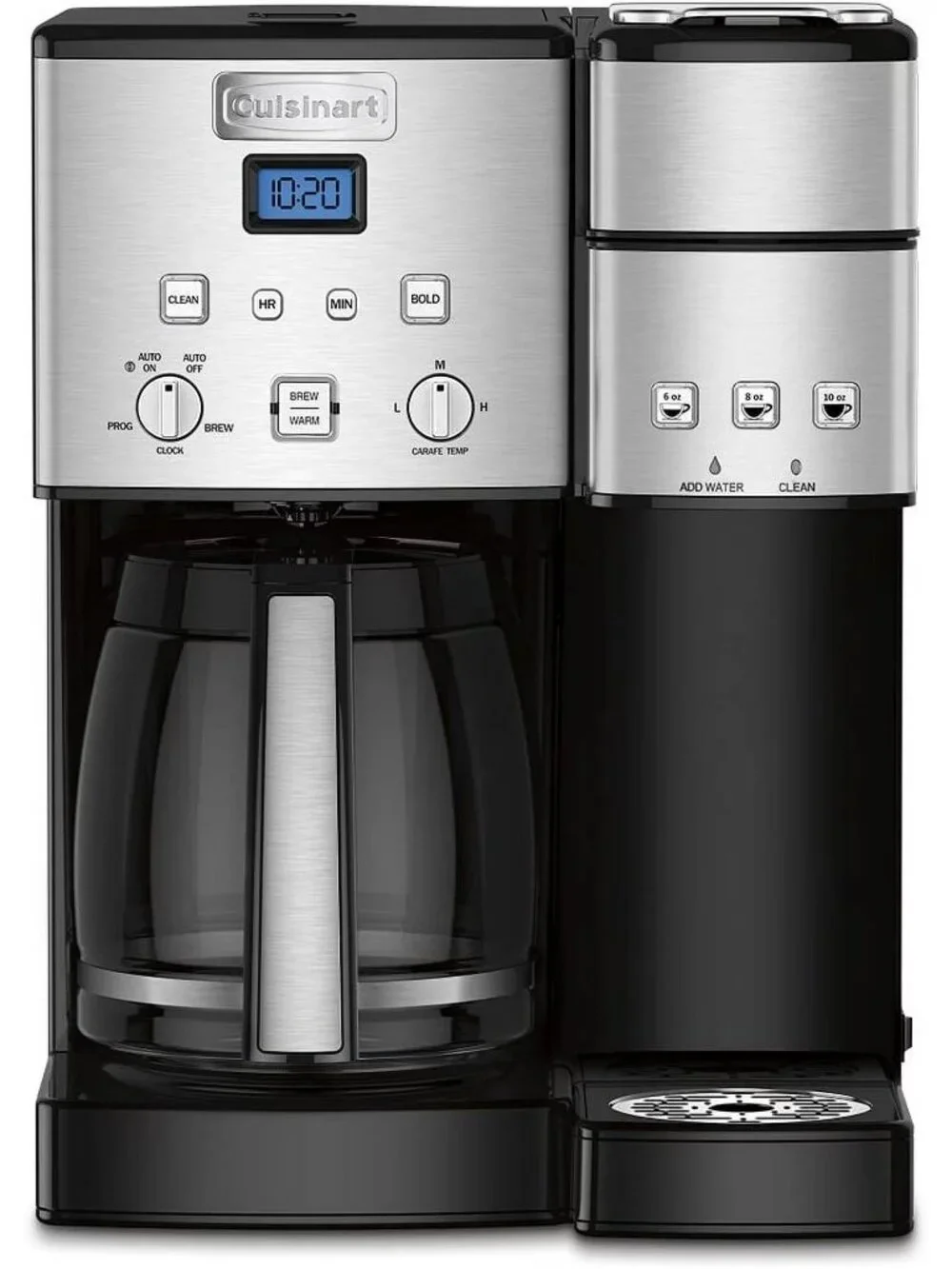 Cuisinart Coffee Center 12-Cup Single Serve & Carafe Coffee Maker – Black/Stainl